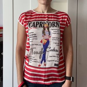 Capricorn Striped T-shirt